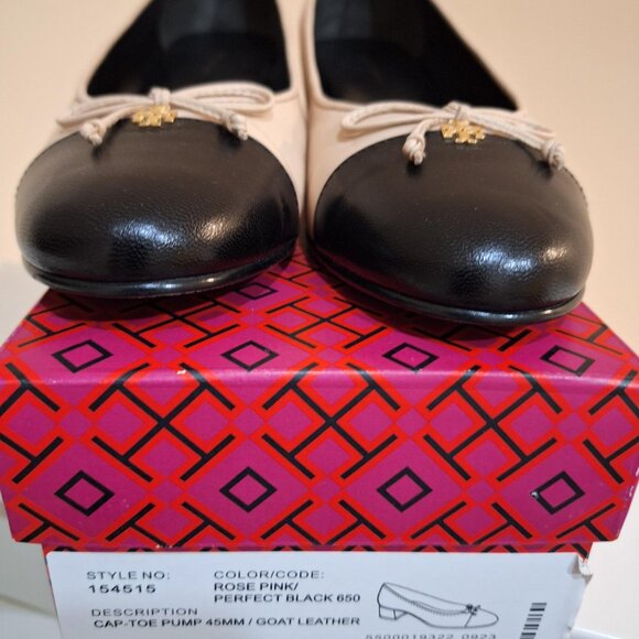 Tory Burch 45 mm Cap-Toe Pump (Size: 6.5 US) - BRAND NEW - NEVER WORN - Picture 2 of 6